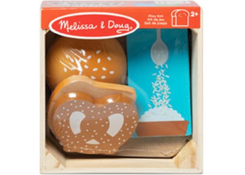 Melissa & Doug - Wooden Food Groups Play Set - Grains (NEW)