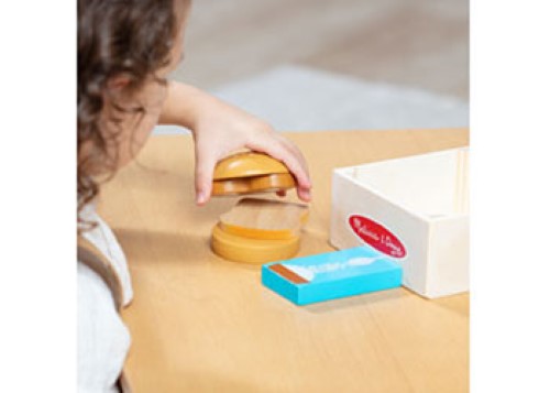 Melissa & Doug - Wooden Food Groups Play Set - Grains (NEW)