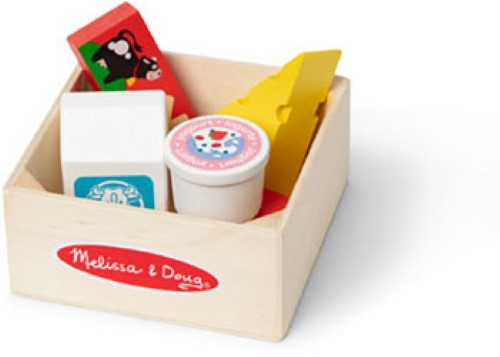 Melissa & Doug - Wooden Food Groups Play Set - Dairy (NEW)