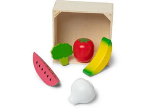 Melissa & Doug - Wooden Food Groups Play Set - Produce