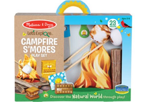 Melissa & Doug Let's Explore - Campfire S'mores Play Set