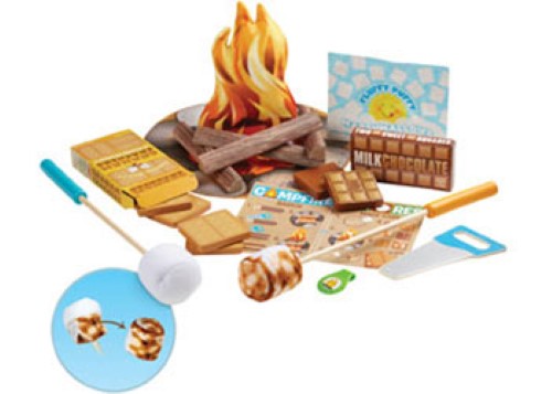 Melissa & Doug Let's Explore - Campfire S'mores Play Set