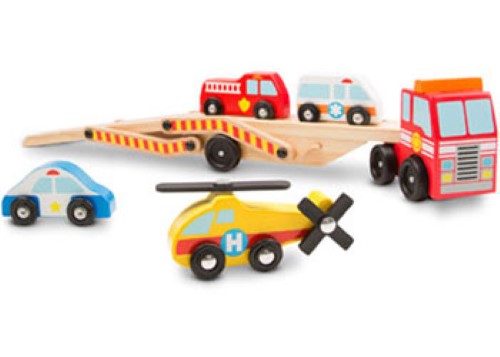 Melissa & Doug - Emergency Vehicle Carrier