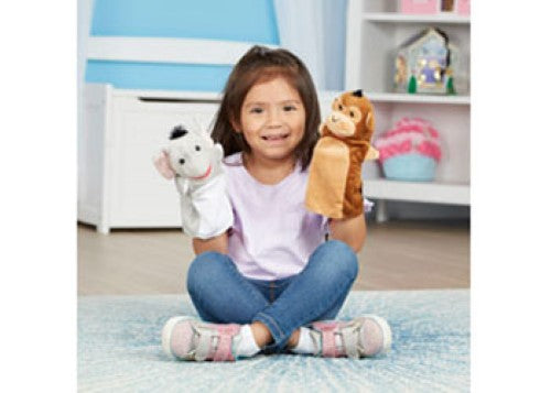 Melissa & Doug - Safari Puppet Set (6 Pc)