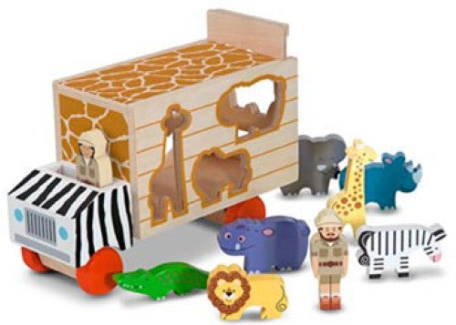 Melissa & Doug - Animal Rescue Shape Sorting truck