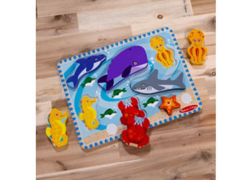 Melissa & Doug - Sea Life Chunky Puzzle
