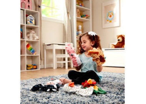 Melissa & Doug - Barn Buddies Hand Puppets (6 Pc)