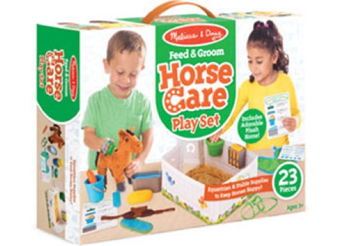 Melissa & Doug - Feed & Groom Horse Care Play Set (NEW)