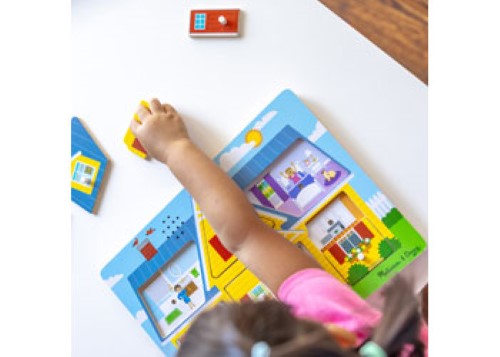 Melissa & Doug - Around the House Sound Puzzle - 8pc