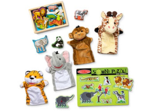 Melissa & Doug - Zoo Animals Sound Puzzle - 8pc