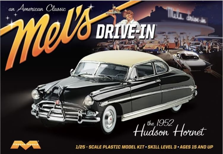 Plastic Kitset - Moebius Models 1/25 1952 Hudson Hornet