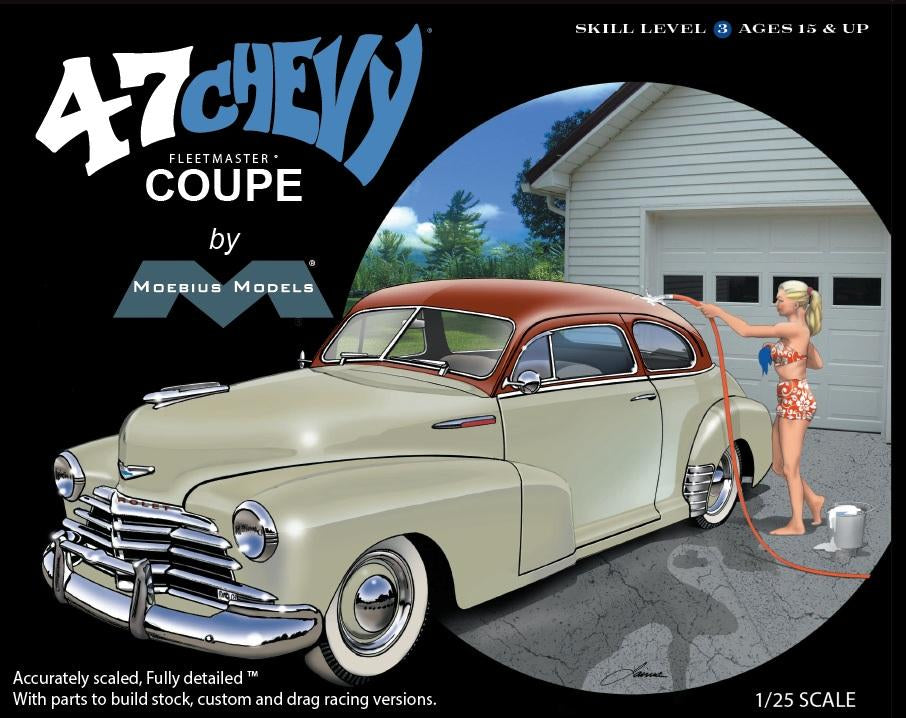 Plastic Kitset - Moebius Models 1/25 '1947 Chevy Fleetmaster Coupe