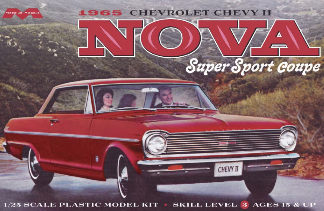 Plastic Kitset - Moebius Models 1 / 25 1965 Chevrolet Chevy Super Sport
