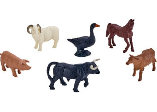 Mojo - Farm Figure set 6pc 2-Asst 2025