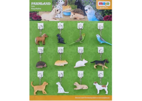 Mojo - Pet Keychains 36pcs asst