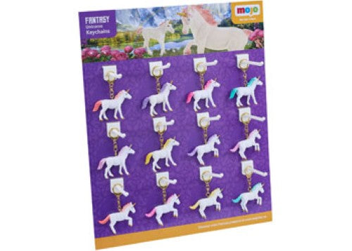 Mojo - Unicorn Keychains 36pcs asst