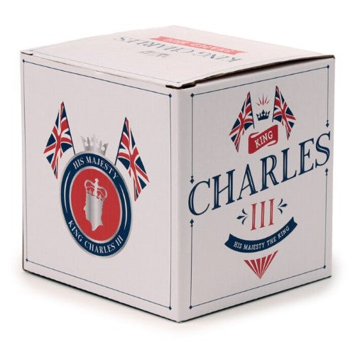 Ceramic Head Shaped Mug - King Charles III