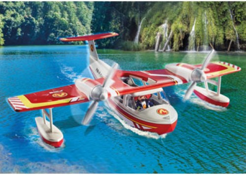 Playmobil - Firefighting plane with extinguishing function