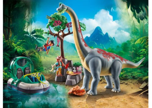 Playmobil - Brachiosaurus with Hovercraft