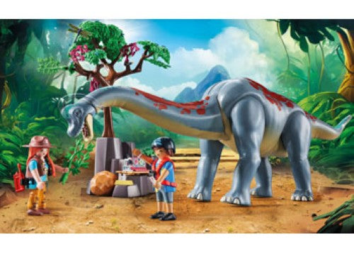 Playmobil - Brachiosaurus with Hovercraft