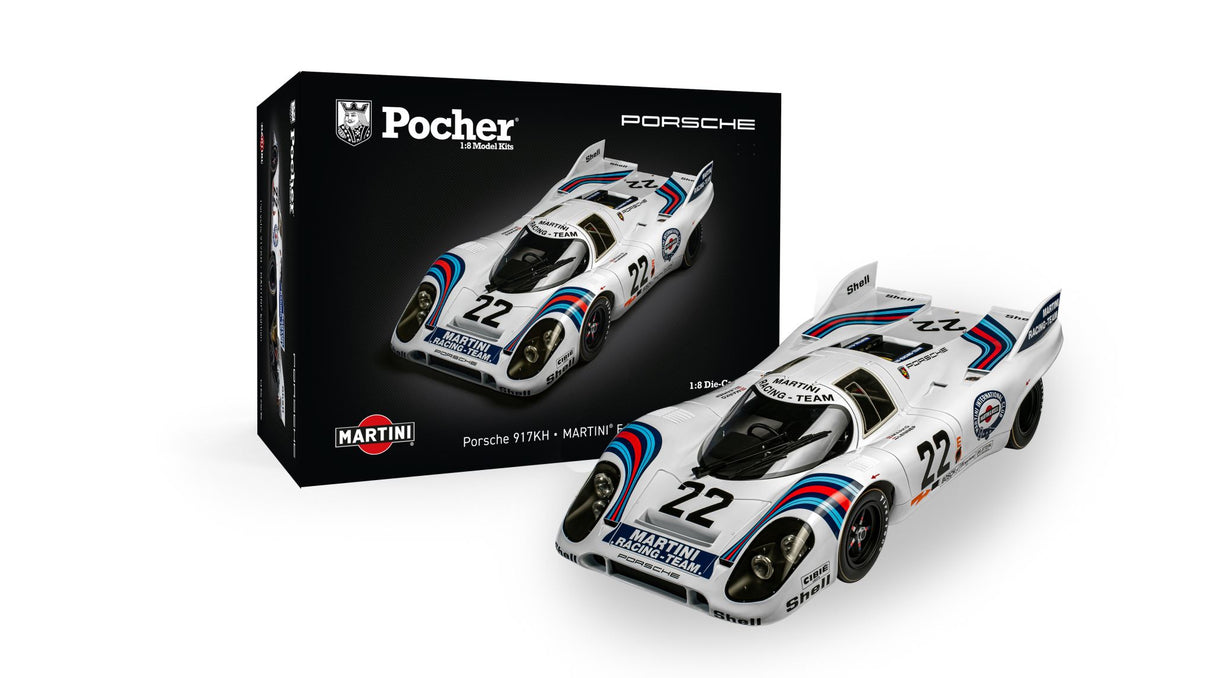 Diecast Kitset - Pocher 1/8 Kit: Porsche 917K 'Martini Edition'