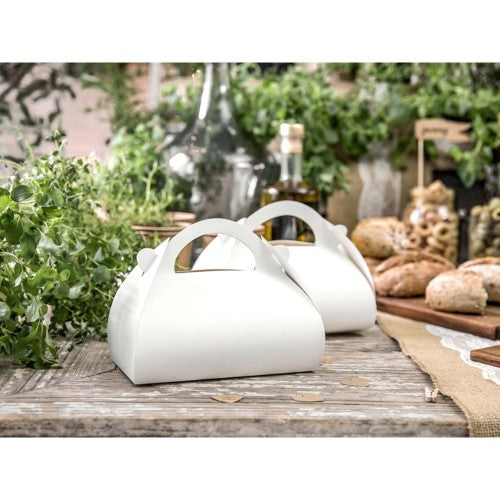 Classic Wedding Cake Box White - Pack of 10