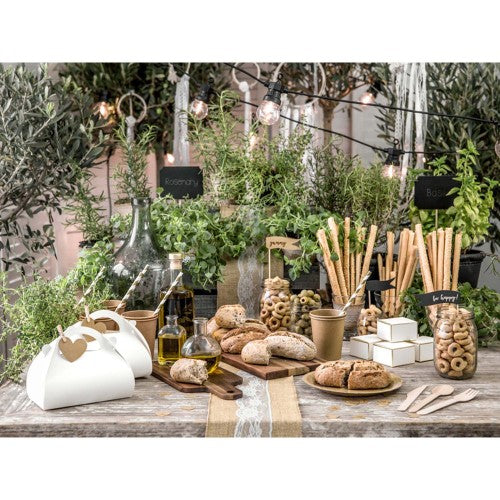 Classic Wedding Cake Box White - Pack of 10