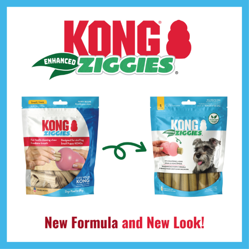 Dog Treat - KONG Ziggies Enhanced Puppy Small (198g)