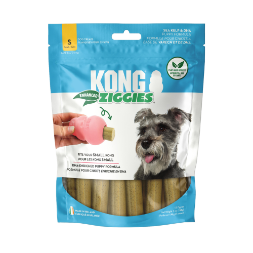 Dog Treat - KONG Ziggies Enhanced Puppy Small (198g)