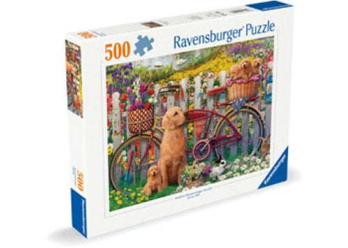 Ravensburger Cute Dogs in the Garden Puzzle 500 Pieces
