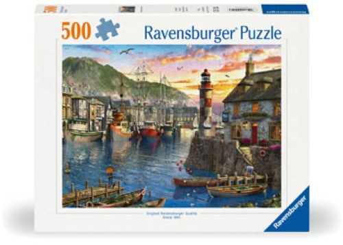 Ravensburger Sunrise at the Port Puzzle 500 Pieces