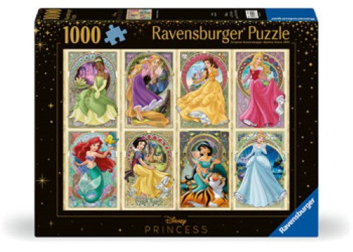 Ravensburger Disney Art Nouveau Princesses Puzzle 1000 Piece