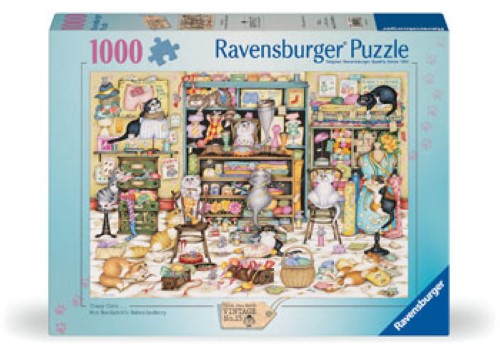 RavensburgerCrazy Cats Mrs Hardwicks Haberdashery 1000 Piece
