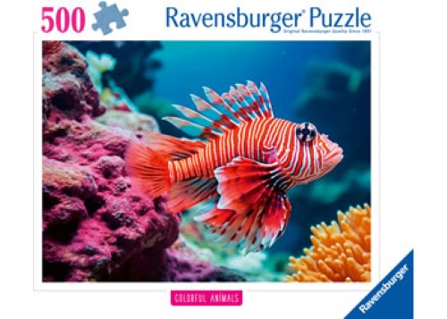 Ravensburger Red Lionfish Puzzle 500 Pieces