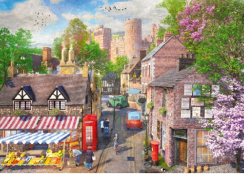 Ravensburger Down the Lane No5 Castle Lane Puzzle 1000 Piece