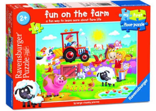 Ravensburger Fun on the Farm First Floor Puzzle 16 Pieces