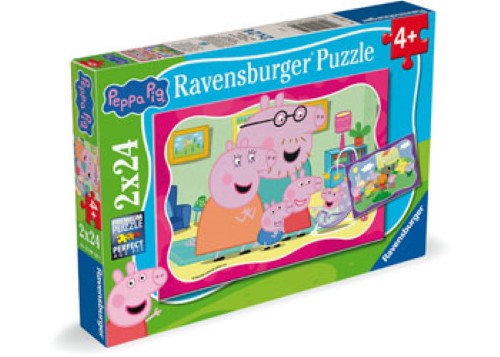 Ravensburger Peppa Pig Puzzle 2x24 Pieces