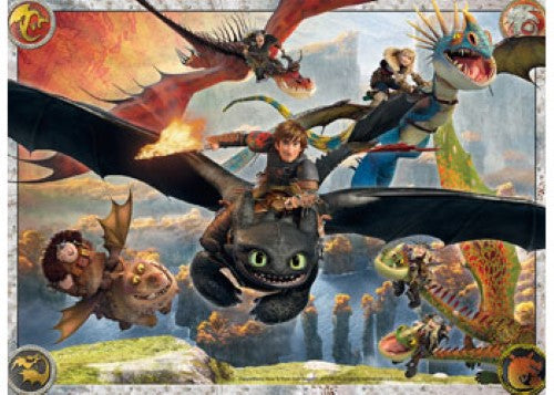 Ravensburger HTTYD Easily Tamed Dragons Puzzle 150 Pieces