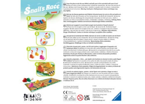 Ravensburger Snail's Pace Race Game (NEW)