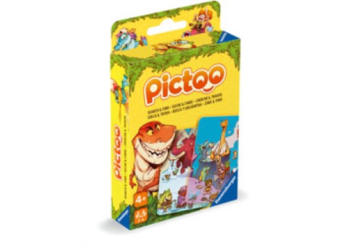 Ravensburger Pictoo Card Game Dino Game