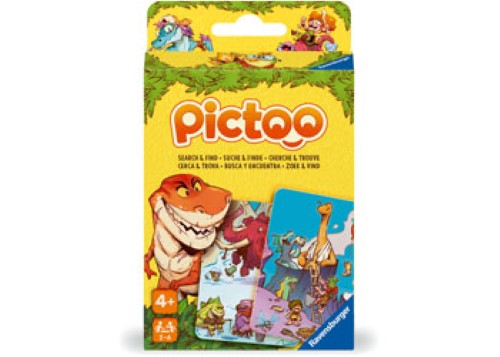 Ravensburger Pictoo Card Game Dino Game