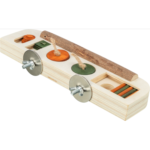 Small Animal Toy - Wooden Snack Activity Board (25 x 4 x 9cm)