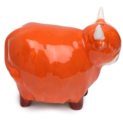 Ceramic Salt & Pepper Set - Highland Coo Cow