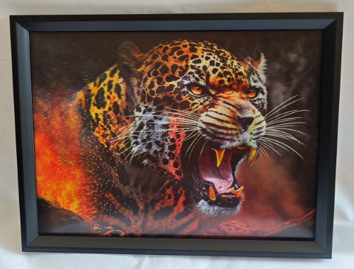 3D Art - Leopard (30 x 40cm)