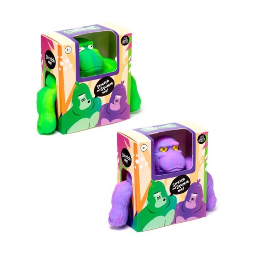 Stretchy Gorilla Toy - 18cm (Set of 4 Assorted)