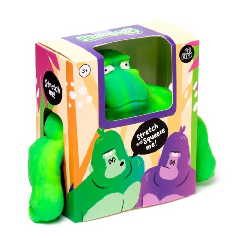 Stretchy Gorilla Toy - 18cm (Set of 4 Assorted)