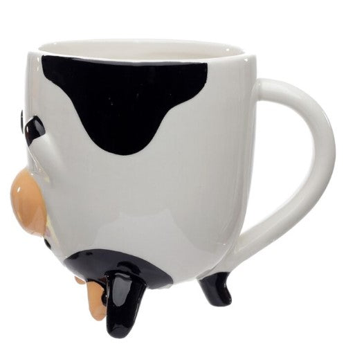 Ceramic Shaped Mug - Bramley Bunch Farm Cow Upside Down