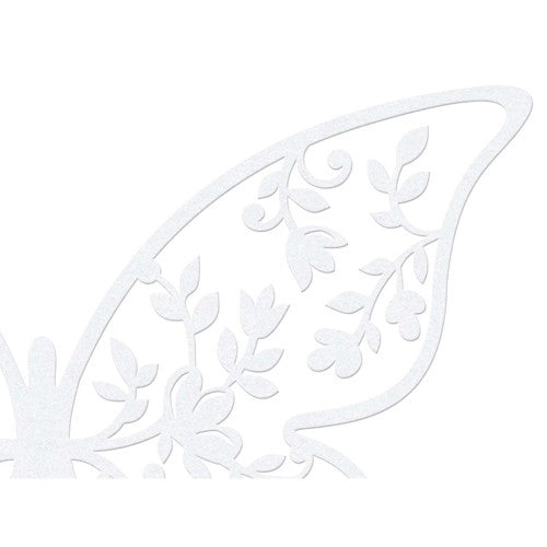 Classic Wedding Large Lace Butterfly - Pack of 10