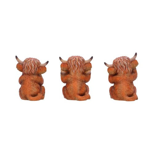 Ornament - Nemesis Now Three Wise Highland Cows