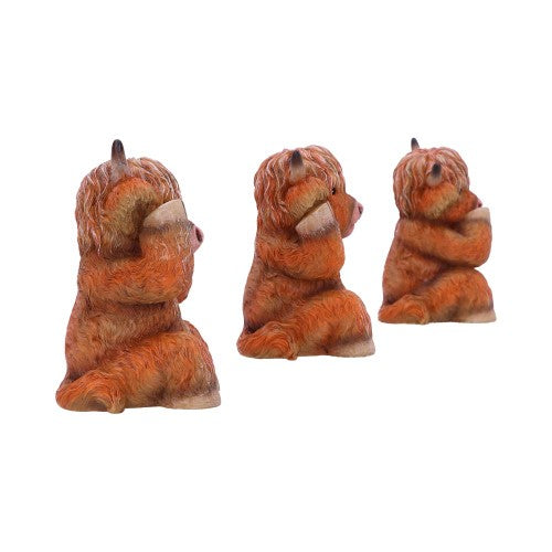 Ornament - Nemesis Now Three Wise Highland Cows